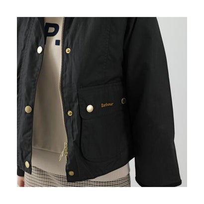 Barbour ワックス ジャケット CROPPED BEADNEL LWX1403 （NY92/ブラック）｜詳細画像