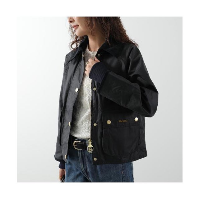ワックス ジャケット CROPPED BEADNEL LWX1403 （NY92/ブラック）