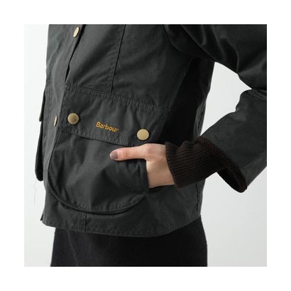 Barbour ワックス ジャケット CROPPED BEADNEL LWX1403 （SG51/カーキ）｜詳細画像
