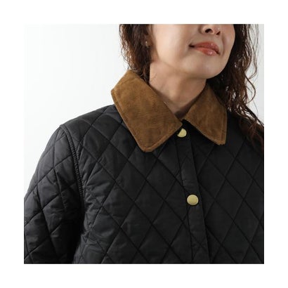 バブアー Barbour Barbour ジャケット ICONS CROPPED LIDDESDALE QUILTED LQU1851 （BK91/ブラック）｜詳細画像