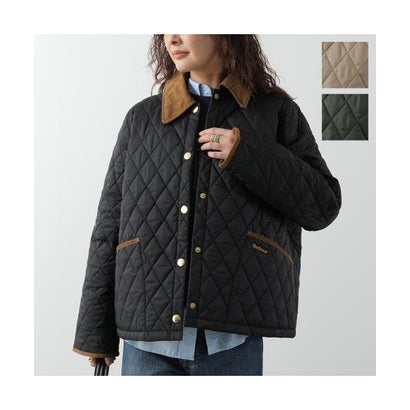 バブアー Barbour Barbour ジャケット ICONS CROPPED LIDDESDALE QUILTED LQU1851 （BK91/ブラック）｜詳細画像