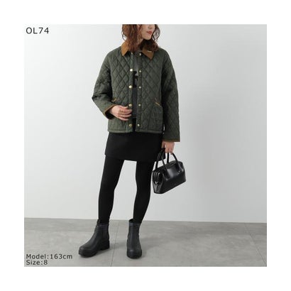 バブアー Barbour Barbour ジャケット ICONS CROPPED LIDDESDALE QUILTED LQU1851 （OL74/カーキ）｜詳細画像