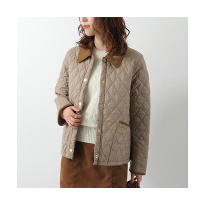 バブアー Barbour Barbour ジャケット ICONS CROPPED LIDDESDALE QUILTED LQU1851 （OL74/カーキ）｜詳細画像