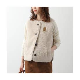 ボアベスト BOWES FLEECE GILET LGI0228 （CR11/アイボリー）