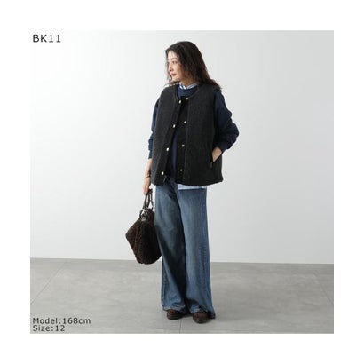 バブアー Barbour Barbour ボアベスト DULSIE LINER LLI0016 （CR11/アイボリー）｜詳細画像