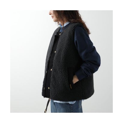 バブアー Barbour Barbour ボアベスト DULSIE LINER LLI0016 （CR11/アイボリー）｜詳細画像