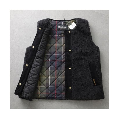 バブアー Barbour Barbour ボアベスト DULSIE LINER LLI0016 （OL51/カーキ）｜詳細画像