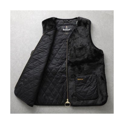 バブアー Barbour Barbour フェイクファーベスト KARIN FAUX FUR GILET LGI0201 （BK11/ブラック）｜詳細画像