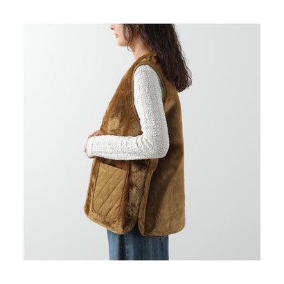 バブアー Barbour Barbour フェイクファーベスト KARIN FAUX FUR GILET LGI0201 （BK11/ブラック）｜詳細画像