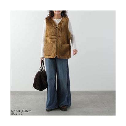 バブアー Barbour Barbour フェイクファーベスト KARIN FAUX FUR GILET LGI0201 （BK11/ブラック）｜詳細画像
