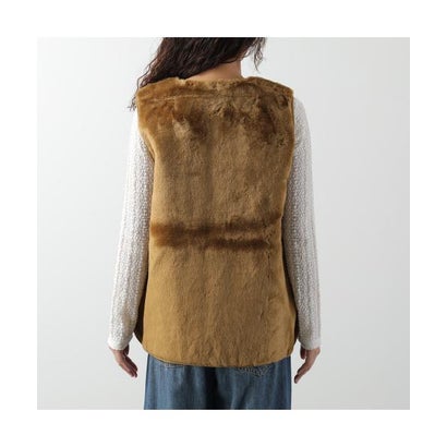 バブアー Barbour Barbour フェイクファーベスト KARIN FAUX FUR GILET LGI0201 （BR31/ブラウン）｜詳細画像