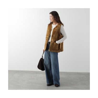バブアー Barbour Barbour フェイクファーベスト KARIN FAUX FUR GILET LGI0201 （BR31/ブラウン）｜詳細画像