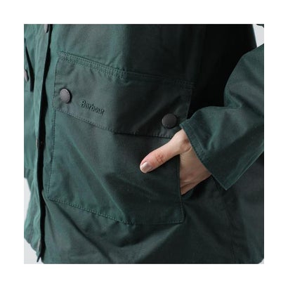 バブアー Barbour Barbour × Paul Smith ワックスコート Spey スペイ LWX1600 （GN75/ダークグリーン）｜詳細画像