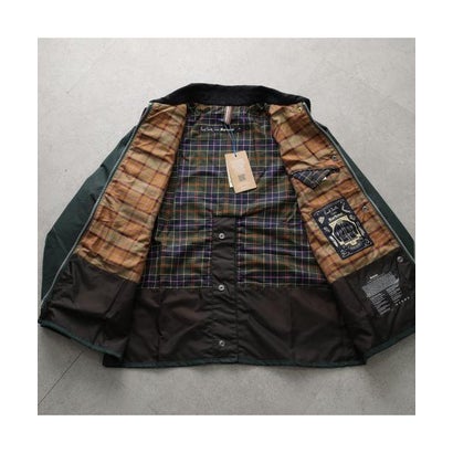 バブアー Barbour Barbour × Paul Smith ワックスコート Spey スペイ LWX1600 （GN75/ダークグリーン）｜詳細画像