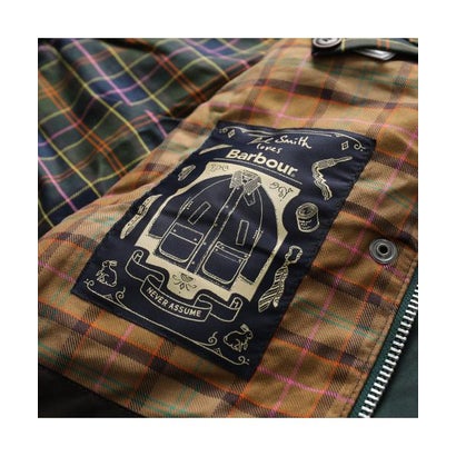 バブアー Barbour Barbour × Paul Smith ワックスコート Spey スペイ LWX1600 （GN75/ダークグリーン）｜詳細画像