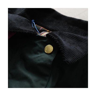 バブアー Barbour Barbour × Paul Smith ワックスコート Spey スペイ LWX1600 （GN75/ダークグリーン）｜詳細画像
