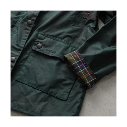 バブアー Barbour Barbour × Paul Smith ワックスコート Spey スペイ LWX1600 （GN75/ダークグリーン）｜詳細画像