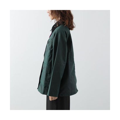 バブアー Barbour Barbour × Paul Smith ワックスコート Spey スペイ LWX1600 （GN75/ダークグリーン）｜詳細画像