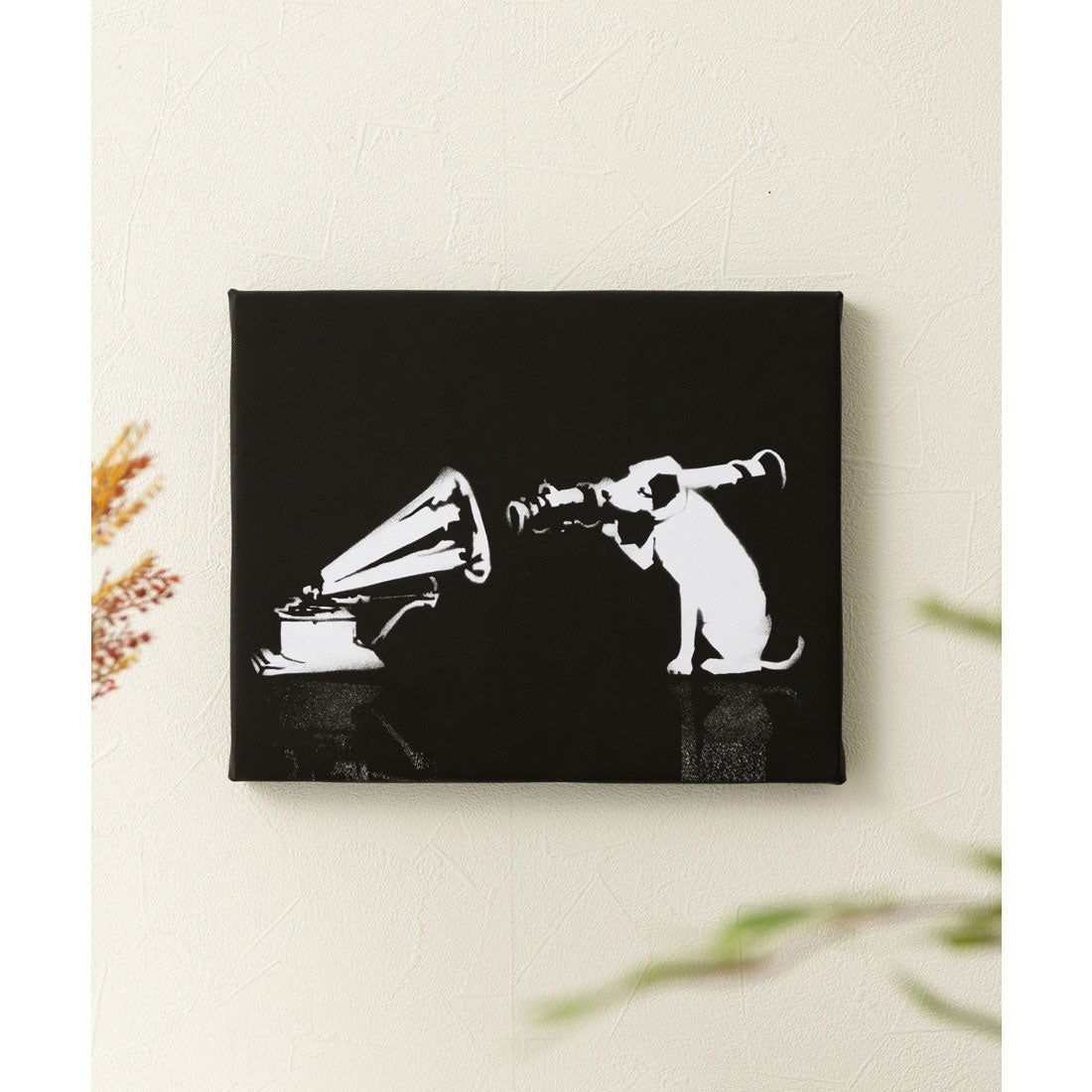 バンクシー Banksy バンクシー 小さめ アートキャンバスパネル