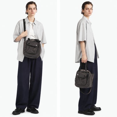 ベルロイ bellroy 正規品6年保証 ショルダーバッグ メンズ レディース 軽量 斜めがけ トート バッグ 斜め掛け おしゃれ ナイロン シンプル 耐水性 巾着バッグ A5 9L Cinch Bucket Bag BHTA （Oat）｜詳細画像