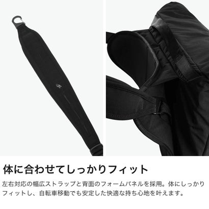 正規品6年保証 メッセンジャーバッグ メンズ レディース ブランド ショルダー バッグ PC 16インチ 斜めがけ 耐水 A3 B4 A4 22L Venture Messenger 16 BVYB （Black）｜詳細画像