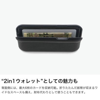 正規品3年保証 カードケース メンズ レディース スリム 薄型 ブランド スキミング防止 カード 札 カード入れ コンパクト財布 RFID対応 マグネット式 ハード Flip Case WFCB （Black）｜詳細画像