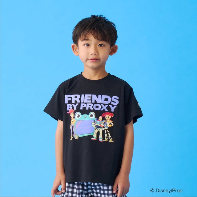 【予約/6月中旬～下旬入荷予定】【Disney&Pixar】TOY STORY5/アソートキャラクターTシャツ （黒）