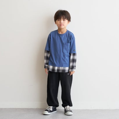 シャツドッキング長袖Tシャツ （ディープ レッド）｜詳細画像