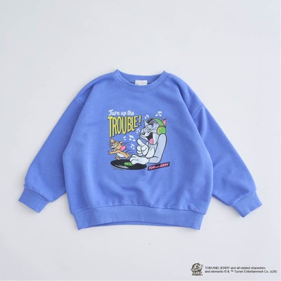 【TOMandJERRY】カラフルグラフィックスウェット （モデレート ブルー）｜詳細画像