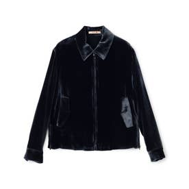 バッカ BACCA レーヨンシルクベルベット ジップアップブルゾン （67 
