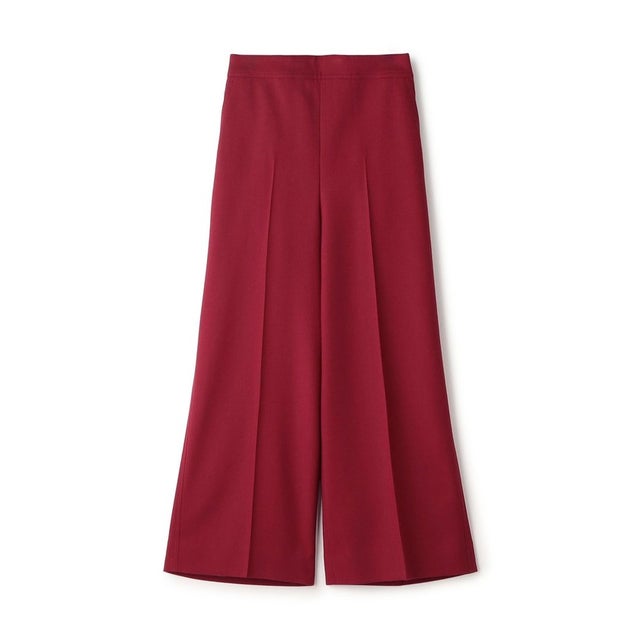 ミリングツイル セミワイドパンツ （39 レッド）
