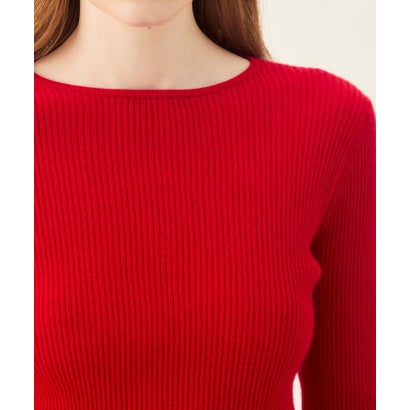 ボールジィ Ballsey ストレッチカシミヤ クルーネックプルオーバー （37 レッド）｜詳細画像