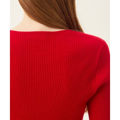 ボールジィ Ballsey ストレッチカシミヤ クルーネックプルオーバー （37 レッド）｜詳細画像
