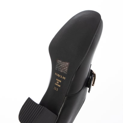 【本革 / 日本製 / 軽量】4.5cmヒール モンクストラップシューズ （BLK）｜詳細画像