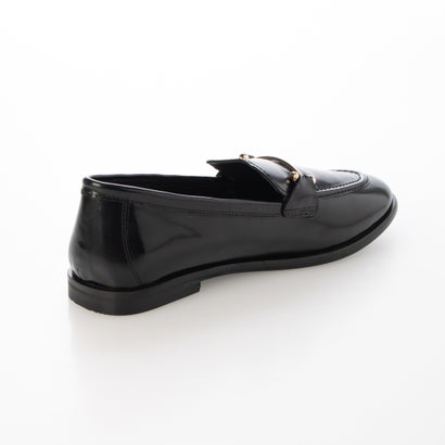 【本革 / 軽量】ガラスレザースキニービットローファー （BLK）｜詳細画像