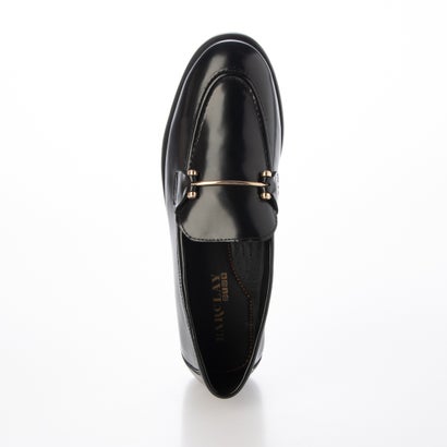 【本革 / 軽量】ガラスレザースキニービットローファー （BLK）｜詳細画像