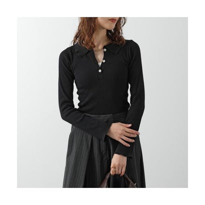 ベースレンジ BASERANGE BASERANGE ポロシャツ DUAL POLO LONG SLEEVE TTDPL-RC-AW26 （BLACK/ブラック）｜詳細画像
