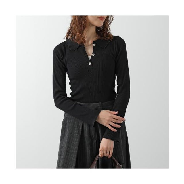 ポロシャツ DUAL POLO LONG SLEEVE TTDPL-RC-AW26 （BLACK/ブラック）