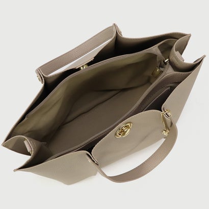 3層タイプ 2WAY ハンド & ショルダーバッグ / レディース バッグ ひねり金具 通勤バッグ セレモニー （ブラック）｜詳細画像