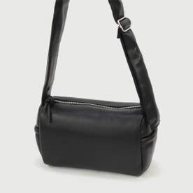 【 500mlペットボトル収納可 】マルチWAY ワンハンドル パファー ショルダーバッグ / ユニセックス （ブラック）
