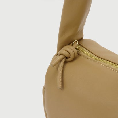 ベース BASE 【 500mlペットボトル収納可 】マルチWAY ワンハンドル パファー ショルダーバッグ / ユニセックス （ベージュ）｜詳細画像