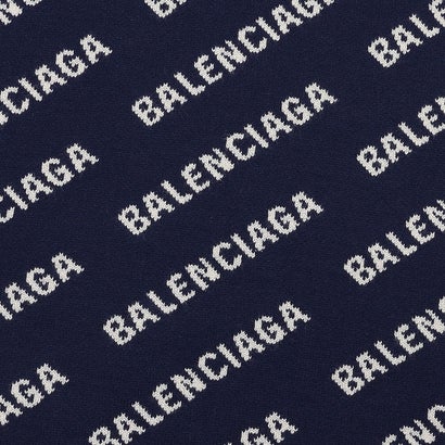 バレンシアガ BALENCIAGA ニット セーター ネイビー ホワイト メンズ BALENCIAGA 736247 t3233 8502 （NAVY WHITE）｜詳細画像