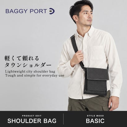 バギーポート BAGGY PORT ショルダーバッグ メンズ レディース ブランド バッグ 小さめ 帆布 斜めがけ 大人 軽量 軽い 難燃 耐水 カジュアル 斜めがけバッグ ミニショルダー 日本製 シェルターダック INS-601 （MUSTARD）｜詳細画像