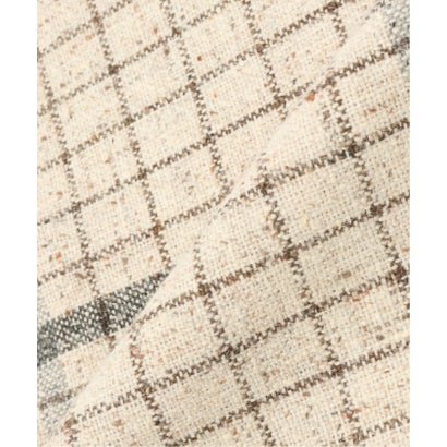 PLAID CUSHION COVER　クッションカバー 45cm（ナチュラル）｜詳細画像