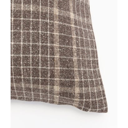 PLAID CUSHION COVER　クッションカバー 45cm（ナチュラル）｜詳細画像