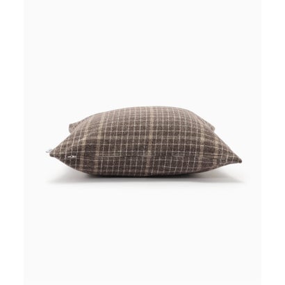 PLAID CUSHION COVER　クッションカバー 45cm（ブラウン）｜詳細画像