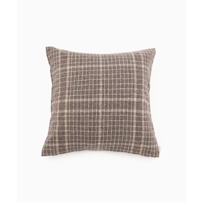PLAID CUSHION COVER　クッションカバー 45cm（ブラウン）｜詳細画像