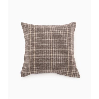 PLAID CUSHION COVER　クッションカバー 45cm（ブラウン）｜詳細画像
