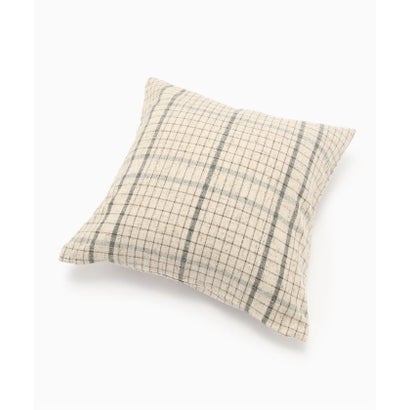 PLAID CUSHION COVER　クッションカバー 45cm（ブラウン）｜詳細画像