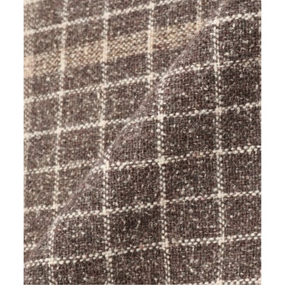 PLAID CUSHION COVER　クッションカバー 45cm（ブラウン）｜詳細画像